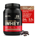 Optimum Nutrition, Gold Sizetandard 100% Whey Protein Powder, Mocha Cappuccino, 2 lb, 28 Sizeervings