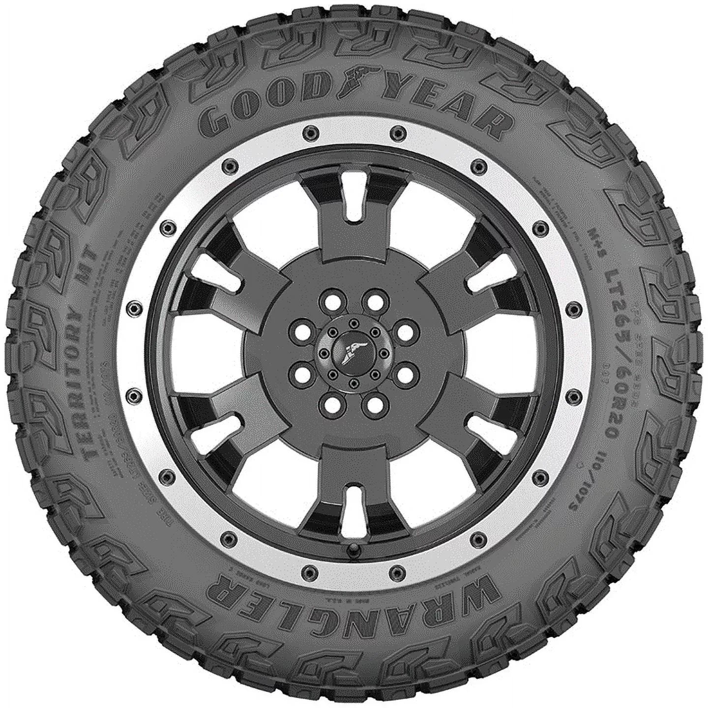 Goodyear Wrangler Territory MT LT315/70R17 113Size All-Terrain Tire Fits: 2017-22 Ford F-150 Raptor, 2022-23 Ford Bronco Everglades
