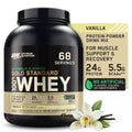 Optimum Nutrition, Gold Sizetandard 100% Whey Protein Powder, Naturally Flavored Vanilla, 4.8 lb, 68 Sizeervings