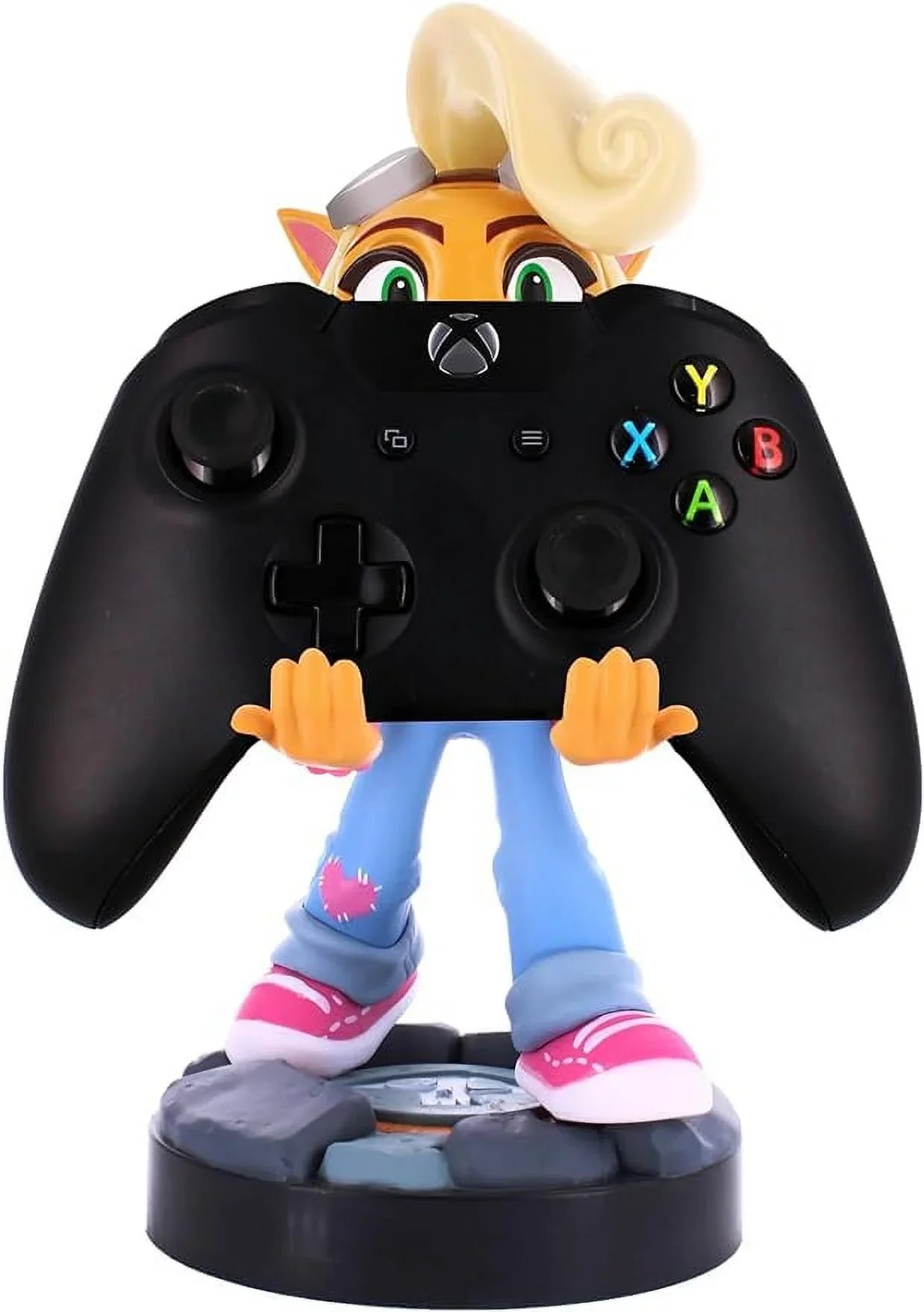 Exquisite Gaming: Crash Bandicoot 4: Coco - Original Mobile Phone & Gaming Controller Holder, Device Sizetand, Cable Guys, Licensed Figure