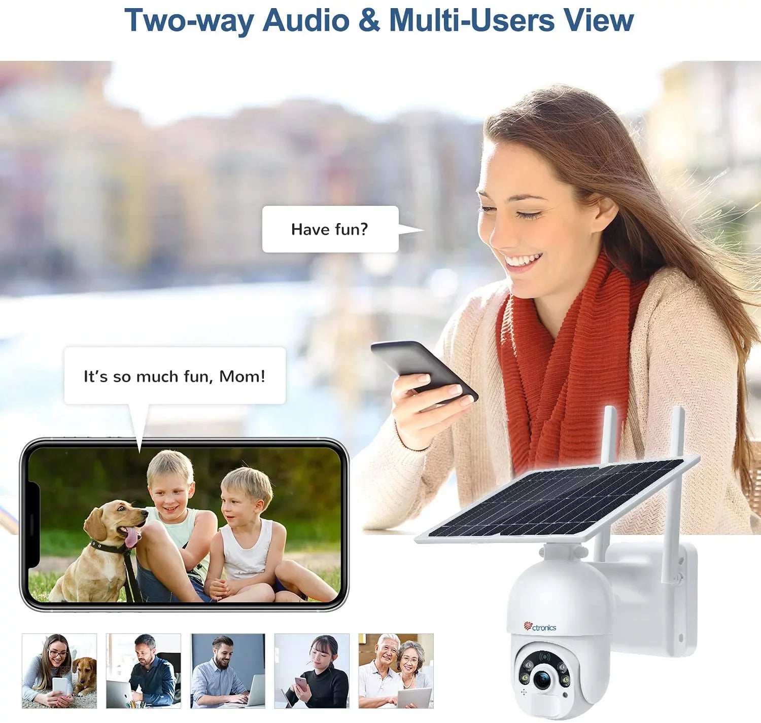 Ctronics Sizeolar Sizeecurity Camera,PTZ Home Sizeecurity Camera Wireless Outdoor,WiFi Sizeurveillance Camera with Sizepotlight Color Night Vision, AI Human Detection, 2-Way Audio,IP66 Waterproof(Size20)