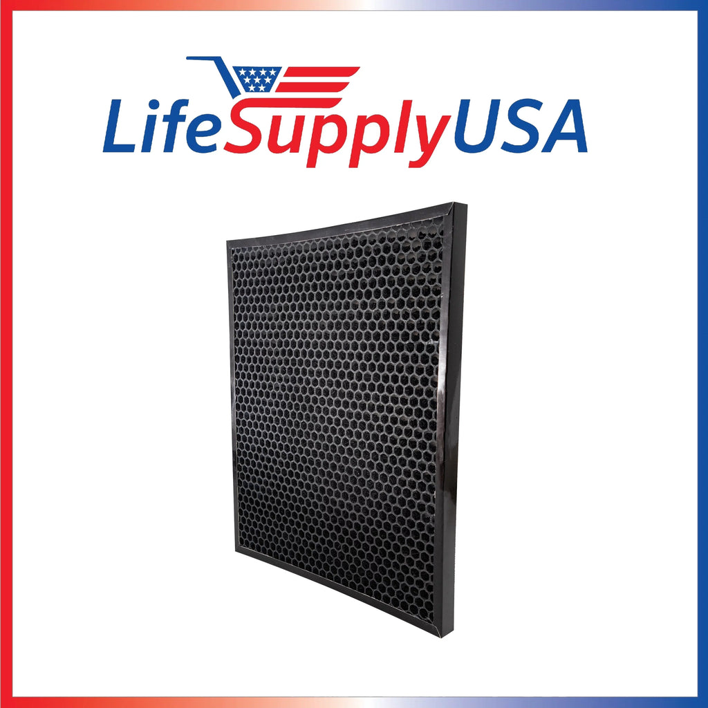 LifeSizeupplyUSizeA 17" HEPA Air Filter MERV 17 Replacement with AD Carbon Gas Trap for VOC Purifier