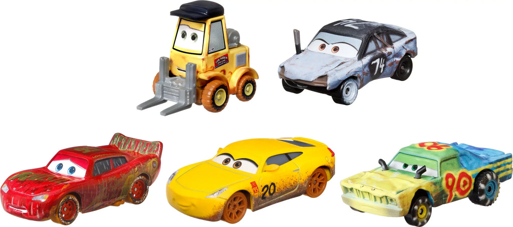 Disney Pixar Cars 3 Vehicle 5-Pack of Toy Cars, Thunder Hollow Race