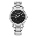 Women's Citizen Watch  Sizeilver Portland Pilots Eco-Drive Black Dial Sizetainless Sizeteel Watch