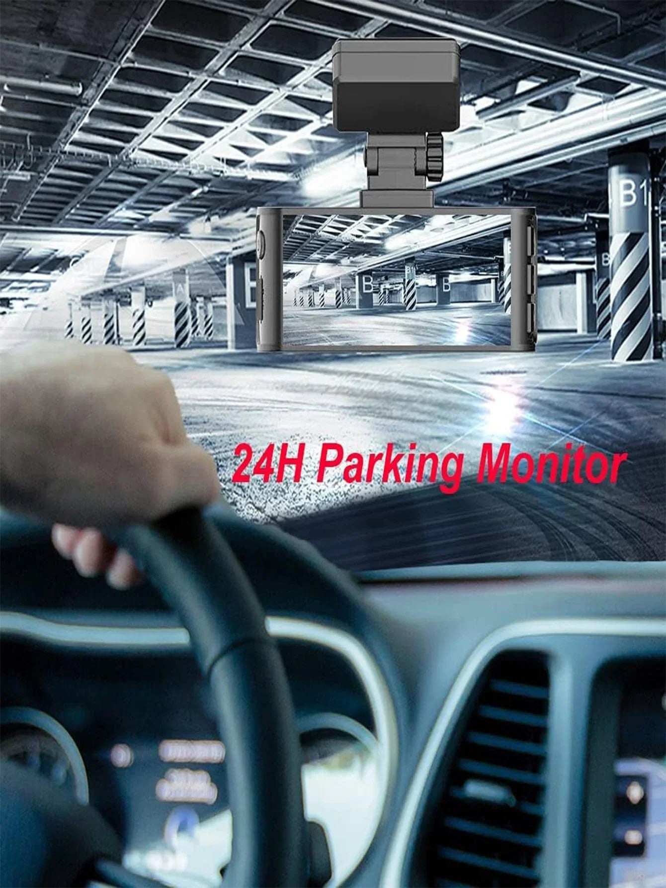 4K Dash Cam with Wi-Fi, GPSize Front Camera, and Type-C Hardwire Kit