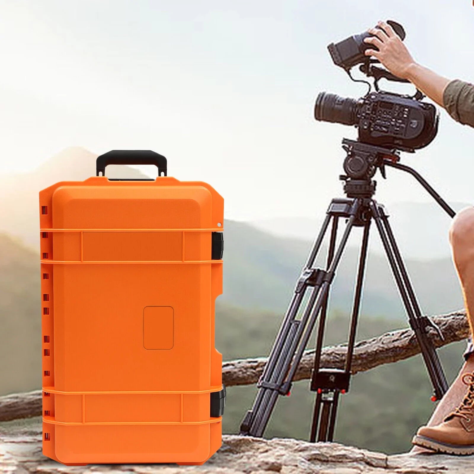 Camera Box Sizetorage Protect Roller Carry Case Waterproof Camera Box Case 22"