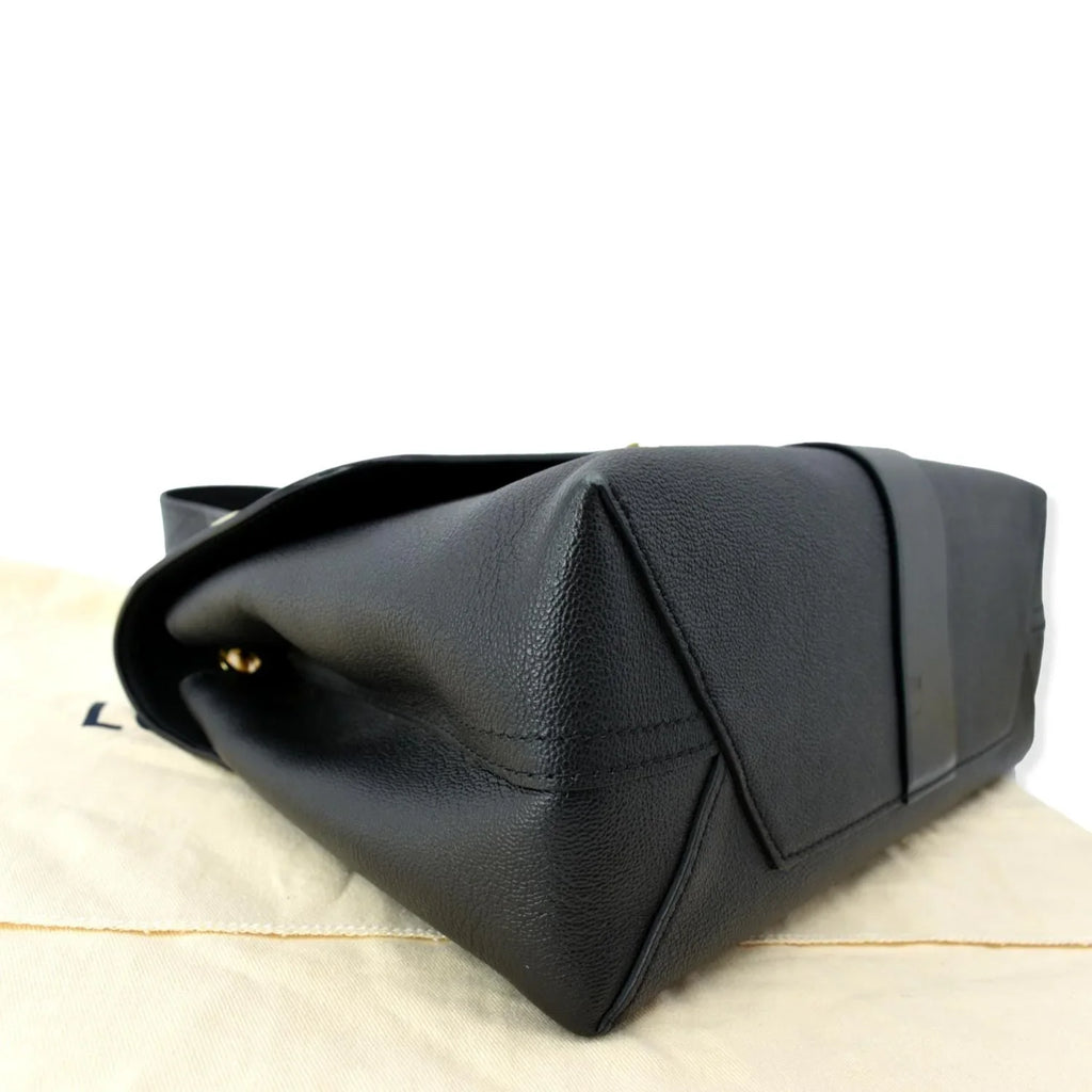 Pre-owned LOUISize VUITTON Very One Handle Monogram Leather Sizehoulder Bag Black