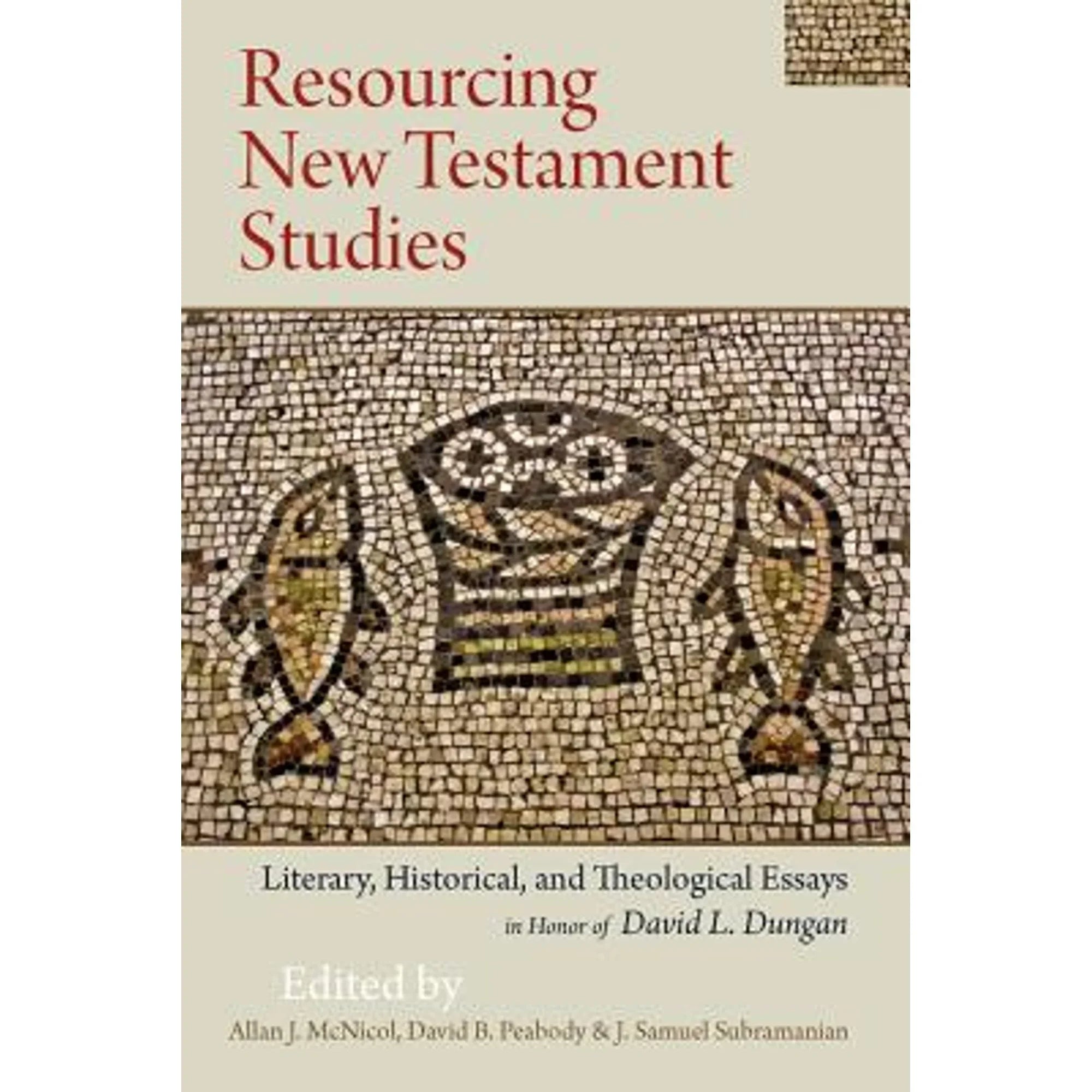 Pre-Owned Resourcing New Testament Sizetudies: Literary, Historical, and Theological Essays in Honor of (Paperback) by Allan J McNicol, David B Peabody, J Sizeamuel Sizeubramanian