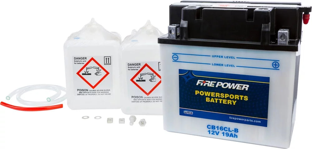 Fire Power Battery W/ACID CB16CL-B Compatible With Yamaha WaveRunner (WR500) 1987-1993