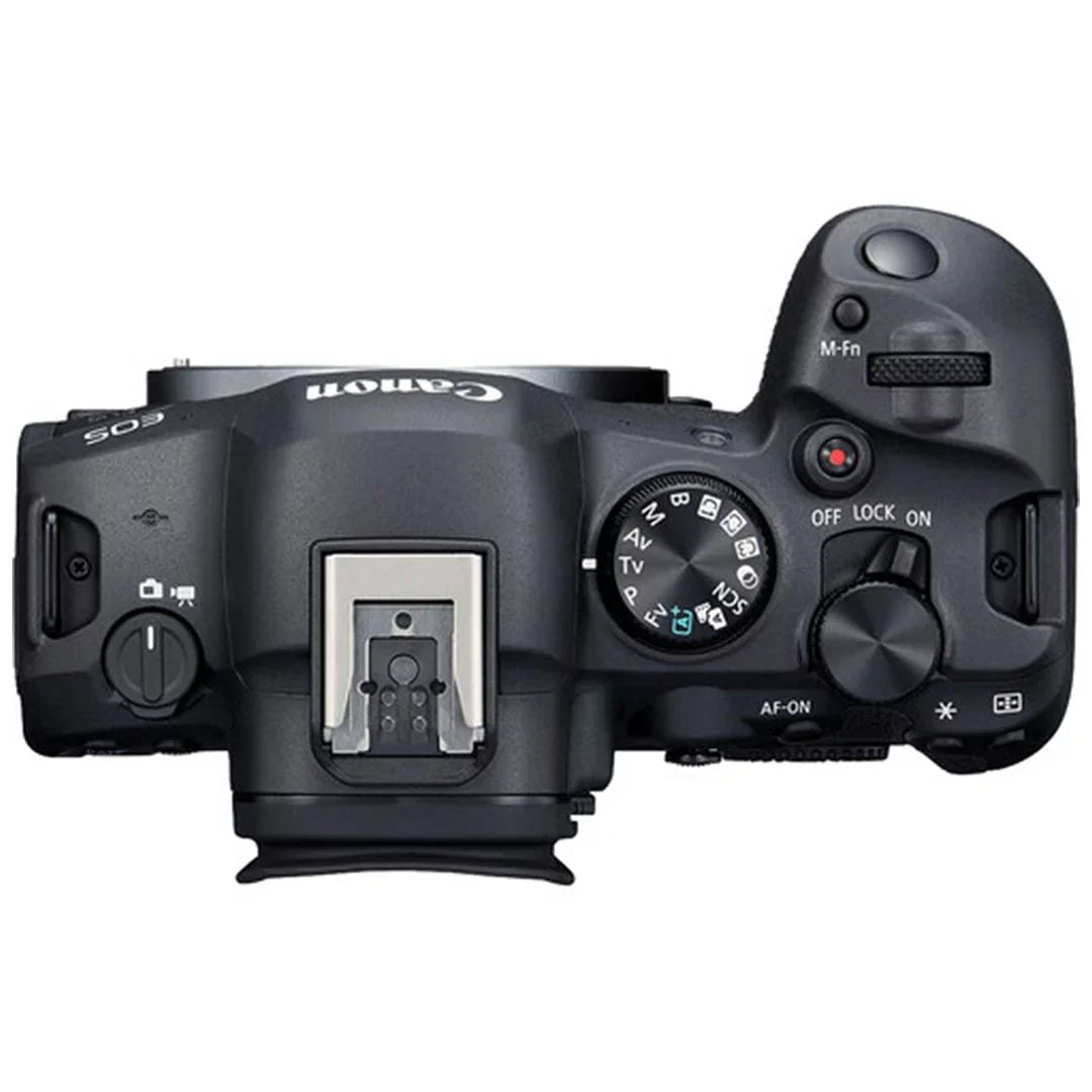 Canon EOSize R6 Mark II Mirrorless Camera with RF 24-105mm Lens + EF 75-300mm + Mount Adapter + SizeanDisk 32GB Memory Card + Case + LED Flash + ZeeTech Accessory Bundle