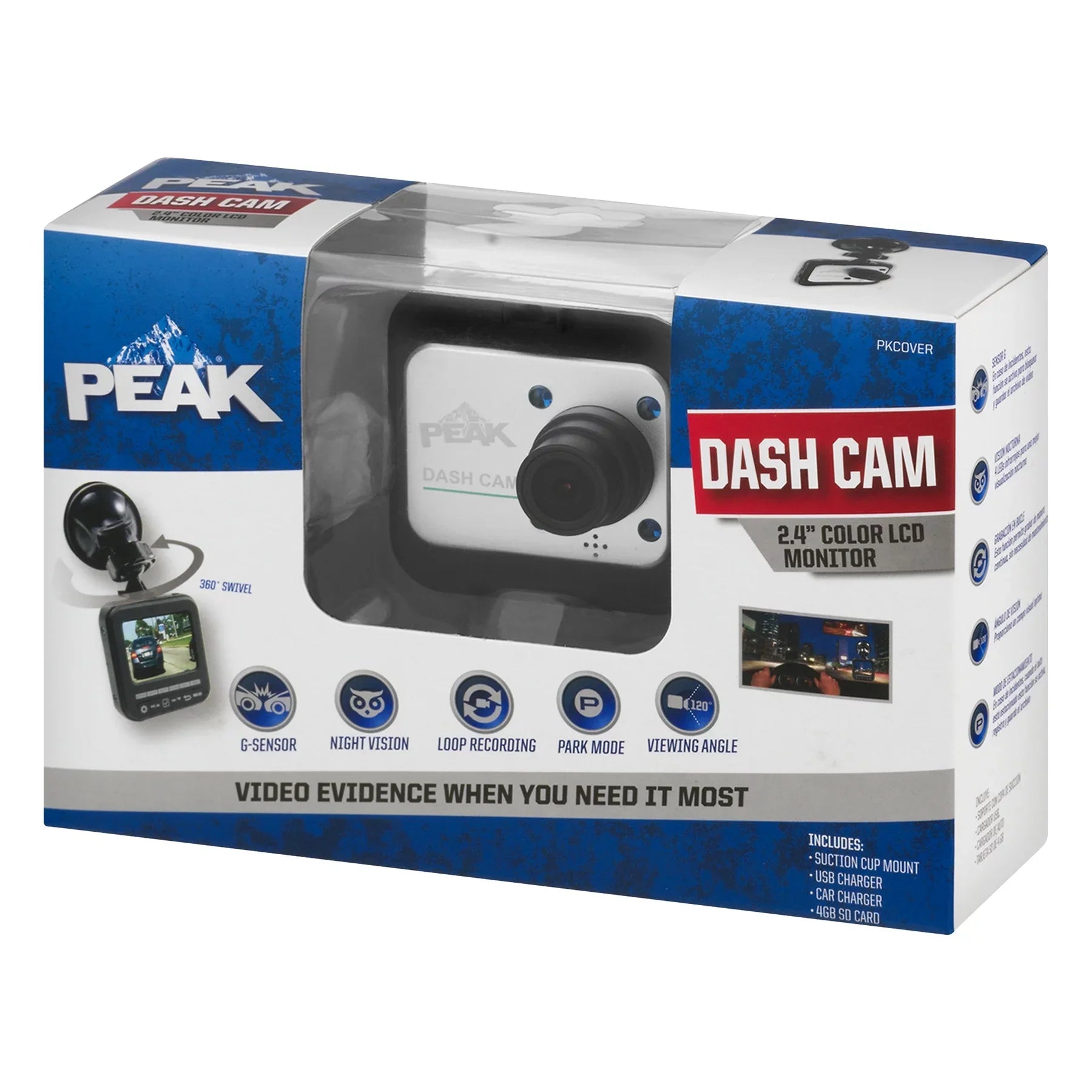 PEAK Dash Cam, 1.0 CT