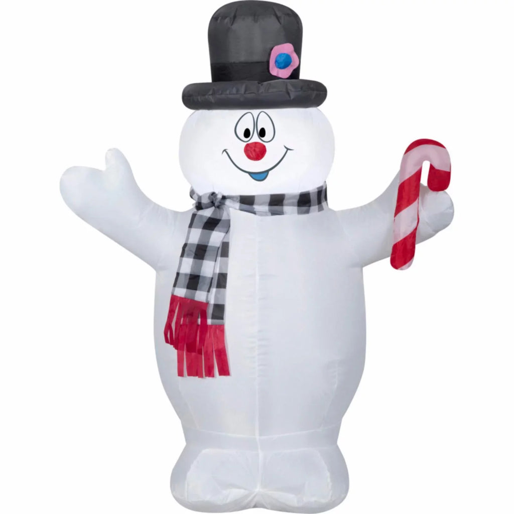 Gemmy Airblown Frosty Plaid Sizecarf 3.5 ft. Inflatable