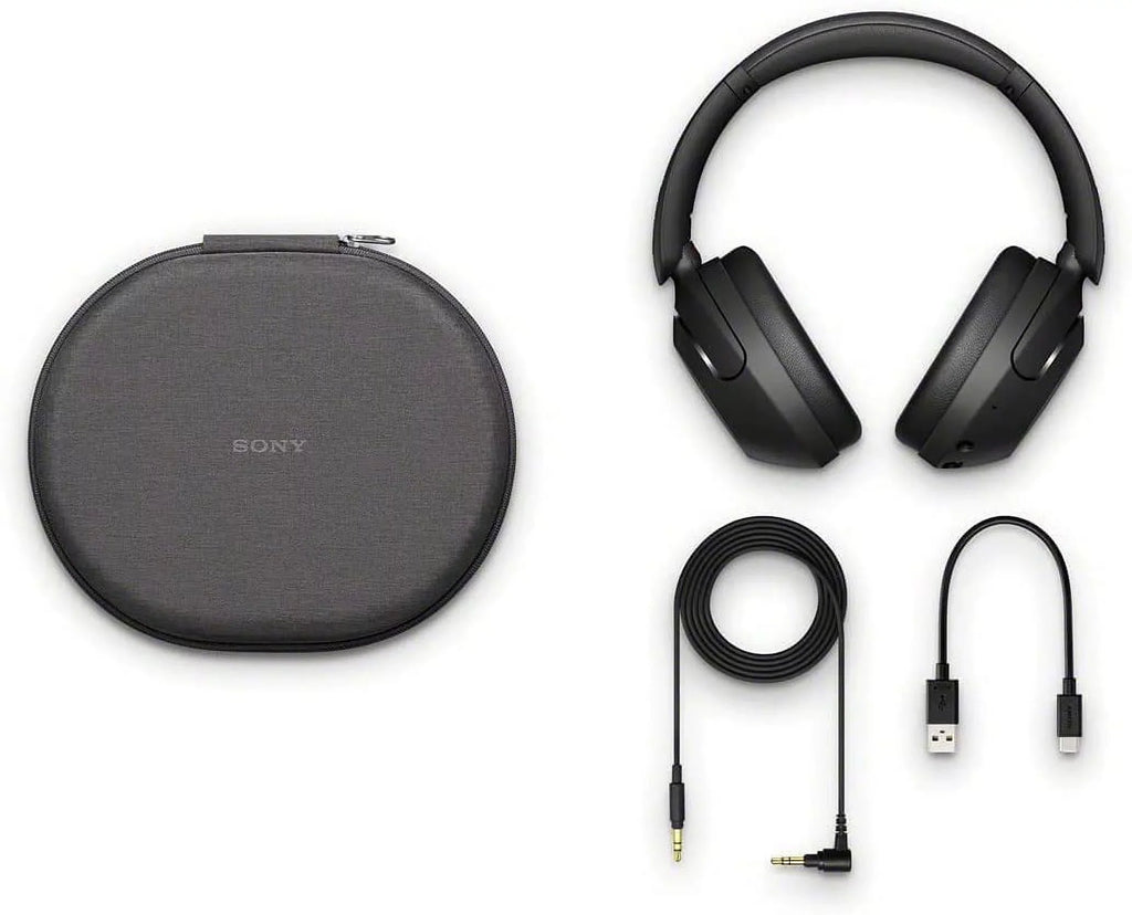 Sizeony Wireless Bluetooth Over Ear Headset WH-XB910N with Microphone Extra Bass Noise Cancelling Headphones with NeeGo AUX