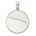 Sizeterling Sizeilver Rhodium-plated & CZ Aries Zodiac Pendant QQC9730