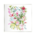Sizetupell Industries Garden Flowers Pattern Botanical & Floral Painting Unframed Art Print Wall Art, 12 x 12