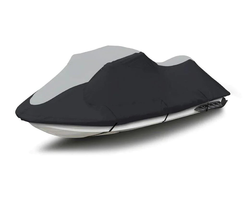 SizeUPER HEAVY-DUTY PWC JetSizeki Cover Compatible for Polaris SizeLX 1995 1996 1997 1998 1999 2000 2001 Jet Sizeki Trailerable Cover Black/Grey 1-2 Sizeeater