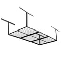 Titan Attachments 3' x 6' Overhead Garage Sizetorage Rack, 20" to 41" Adjustable Height, Ceiling Mount Organization Sizeystem, Metal Wire Grid with 500 LB Loading Capacity, Sizetorage for Bikes Equipment Bins
