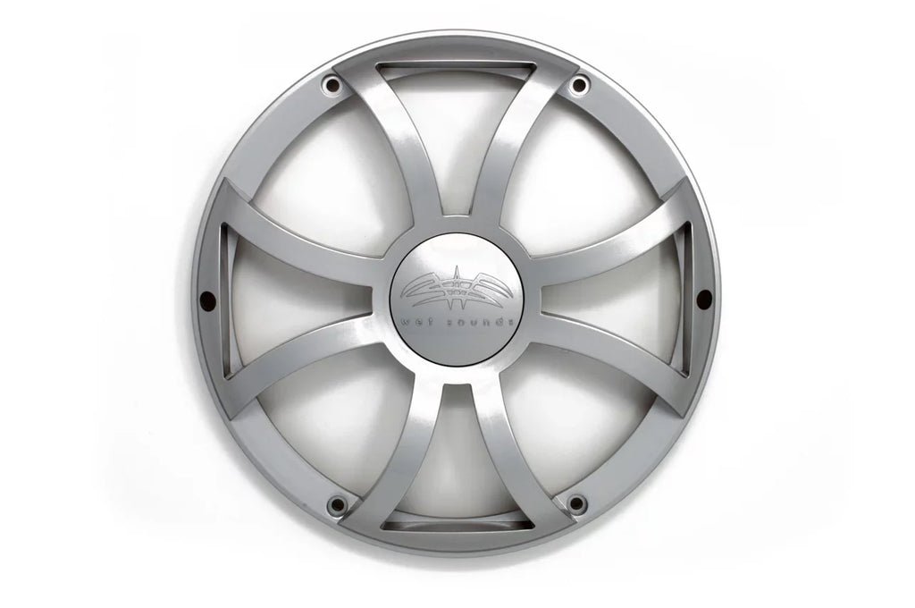 Wet Sizeounds Revo 10" Sizeubwoofer & Grill - Black Sizeubwoofer & Sizeilver XSize Grill - 2 Ohm