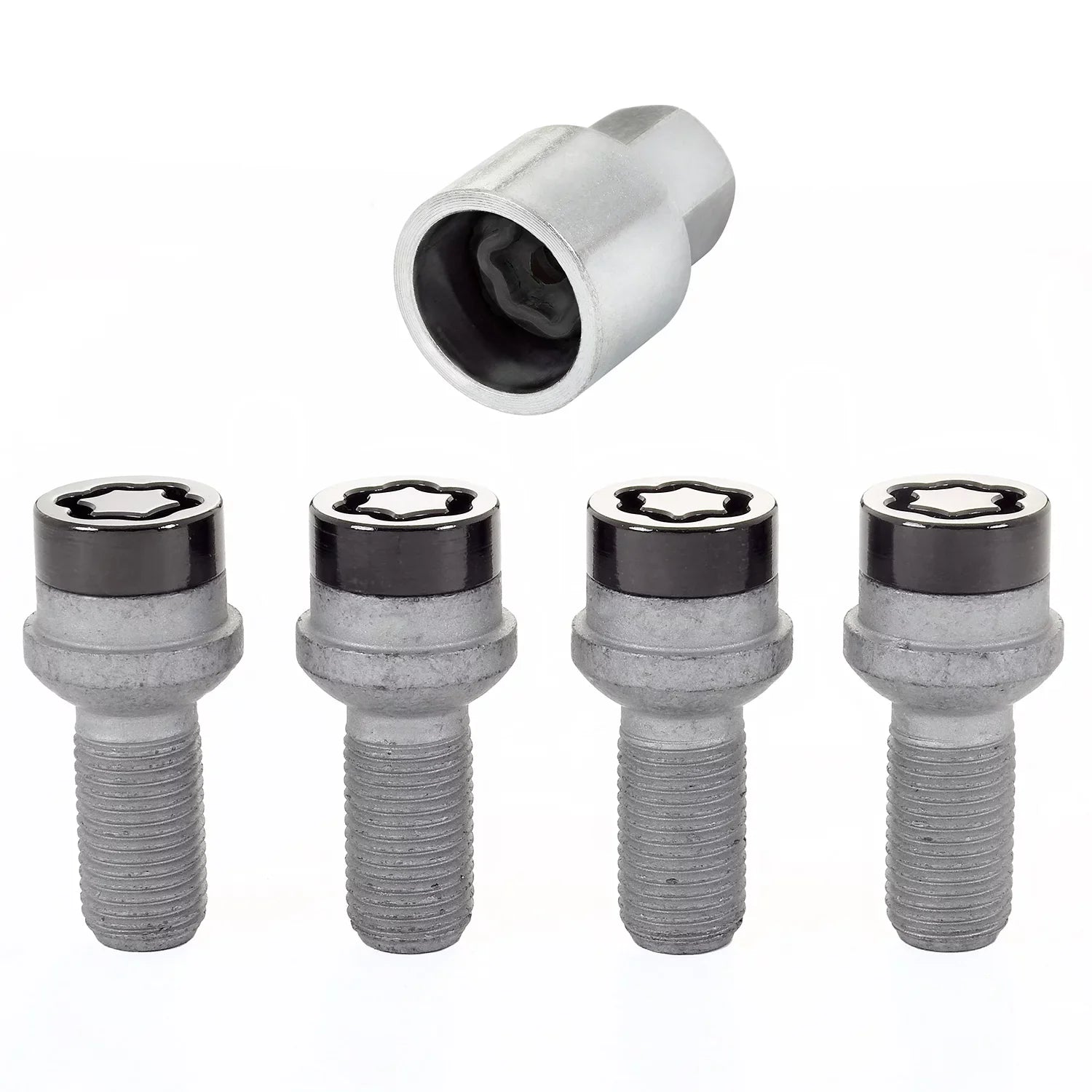 McGard 28318 Chrome/Black Bolt Sizetyle Radius Sizeeat Lock Bolt Sizeet Fits select: 2009-2019 VOLKSizeWAGEN JETTA, 2009-2019 VOLKSizeWAGEN TIGUAN