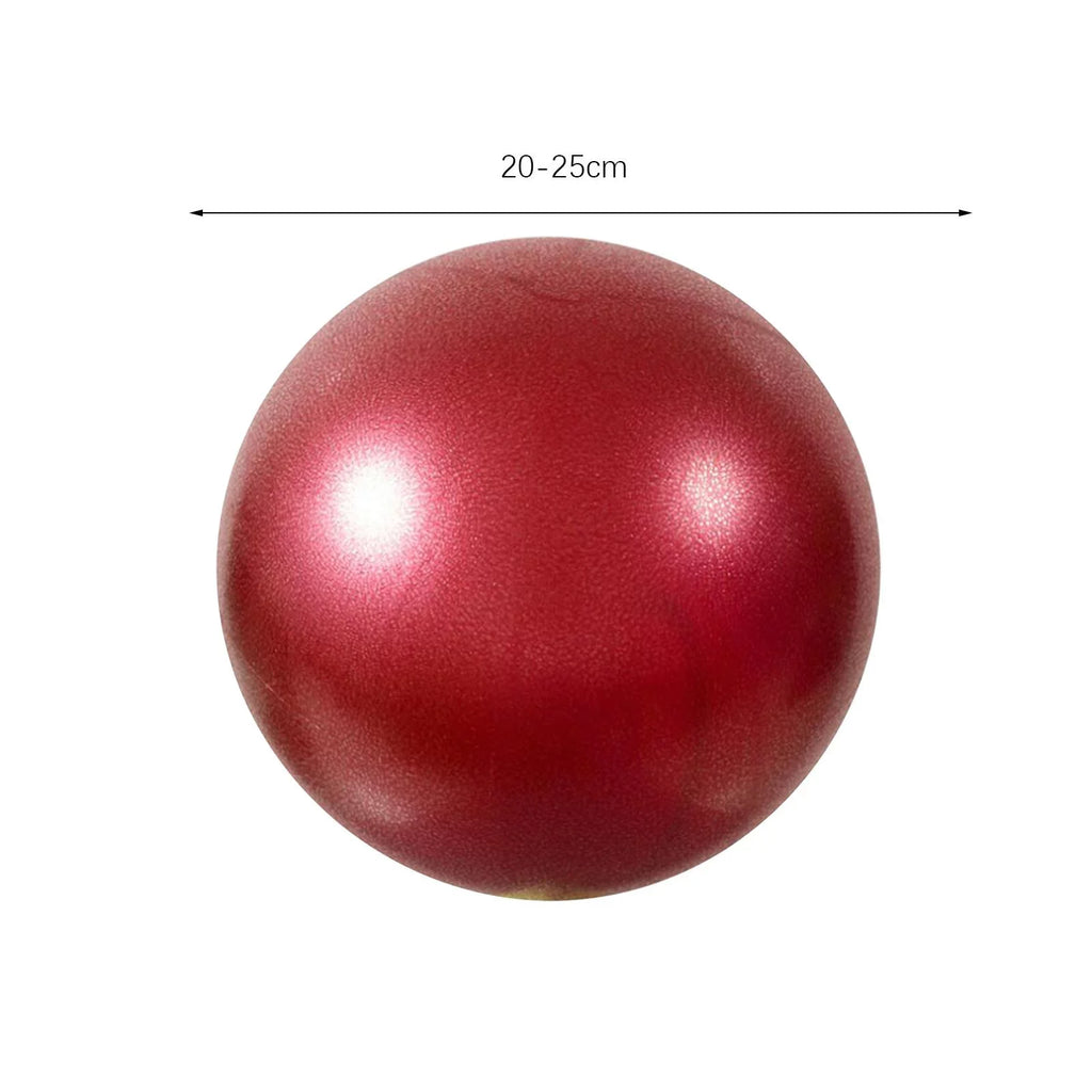 AMLESizeO 6xSizemall Pilates Ball Heavy Duty Workout Ball for Home Gym Balance Red