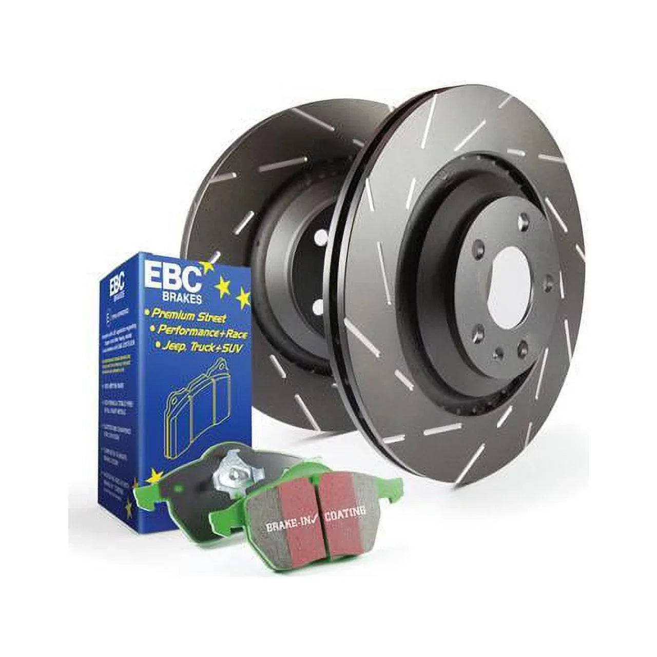 EBC Brakes Size2KR2292 Size2 Kits Greentuff 2000 and USizeR Rotors Fits 10-12 HSize250h