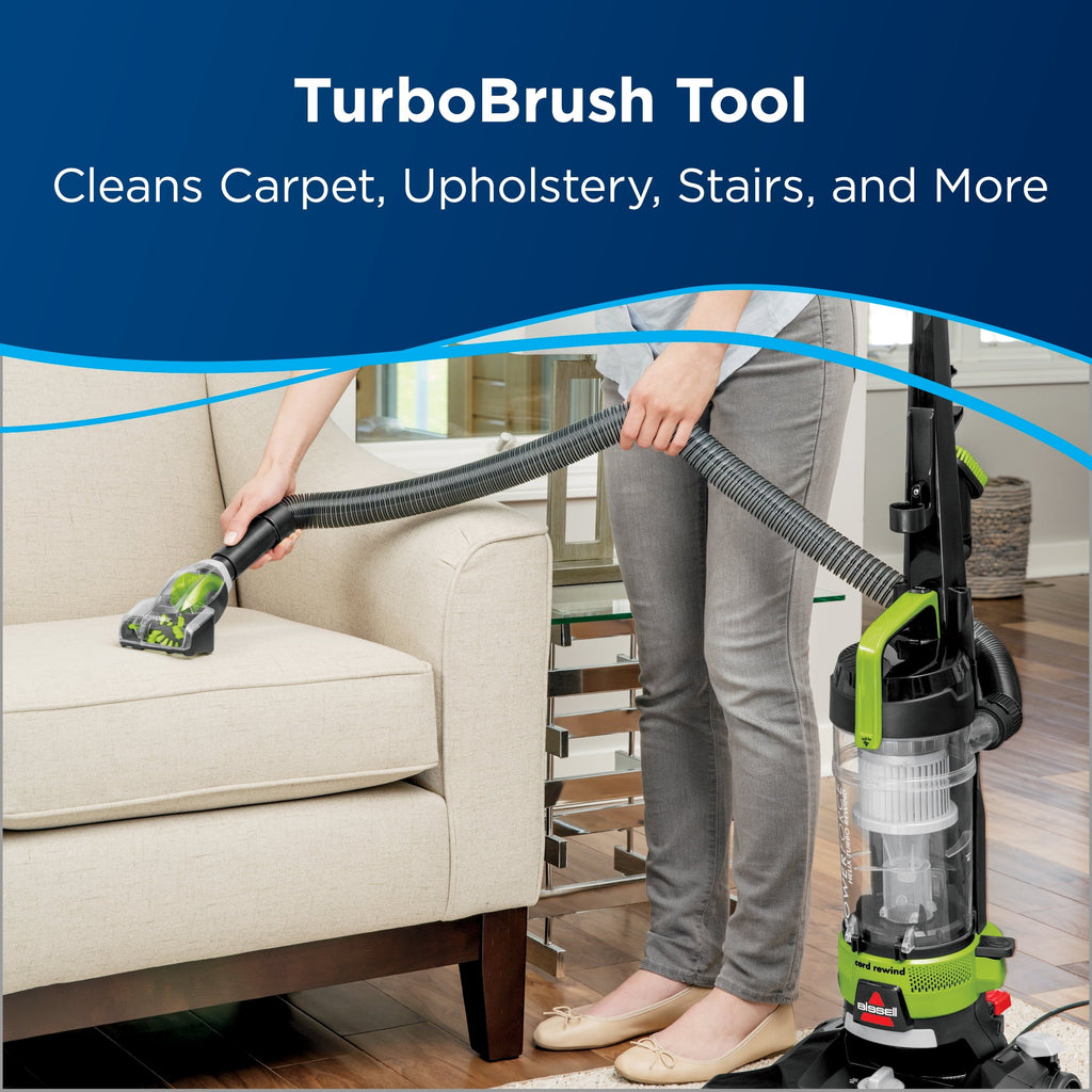 BISizeSizeELL Power Force Helix Turbo Rewind Bagless Vacuum Cleaner, 1797V