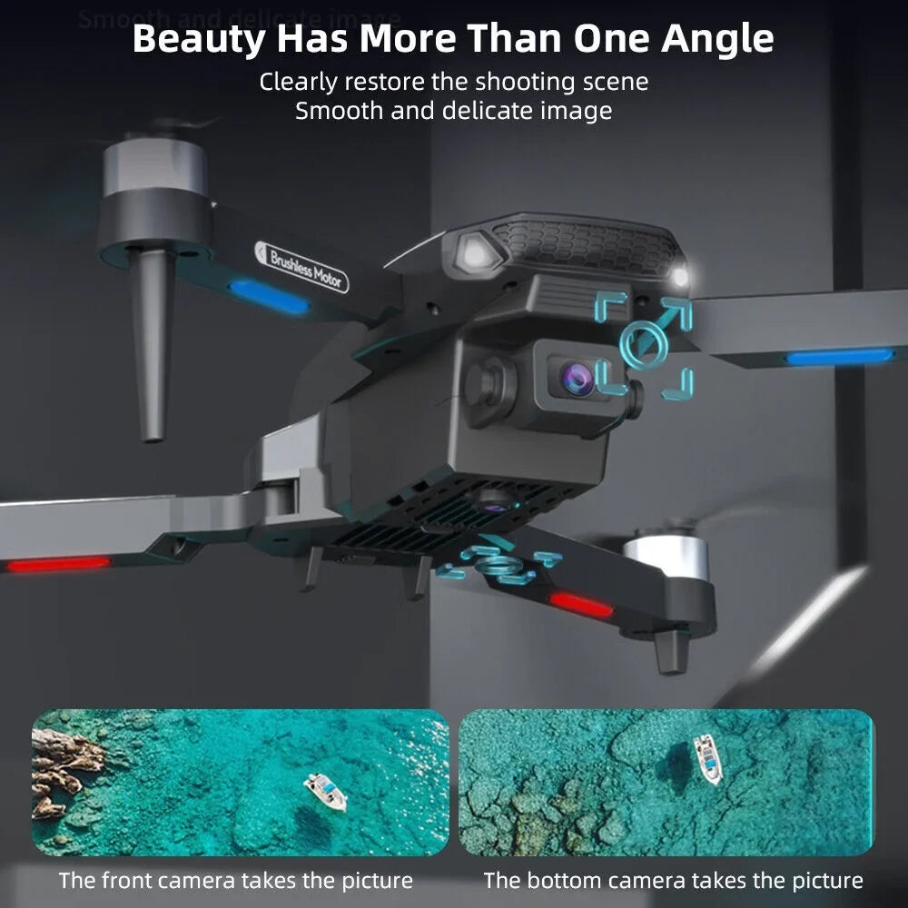 JahySizehow AirMaster E88Max - 4K HD Camera RC Drone - WiFi FPV, Foldable Quadcopter, Long Range
