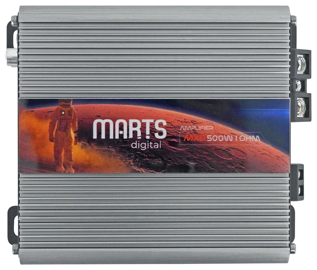 Marts Digital MXD 500 1 OHM 500w RMSize Mono Car Amplifier+Bass Remote+Amp Kit