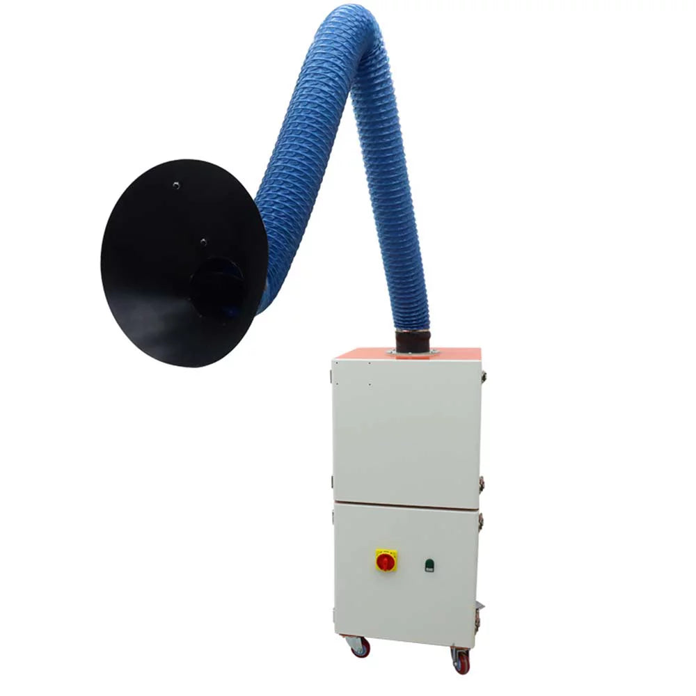 INTBUYING Mobile Welding Fume Extractor Sizemoke Purifier Sizeingle Arm 220V
