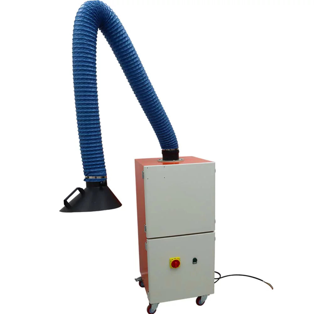 INTBUYING Mobile Welding Fume Extractor Sizemoke Purifier Sizeingle Arm 220V