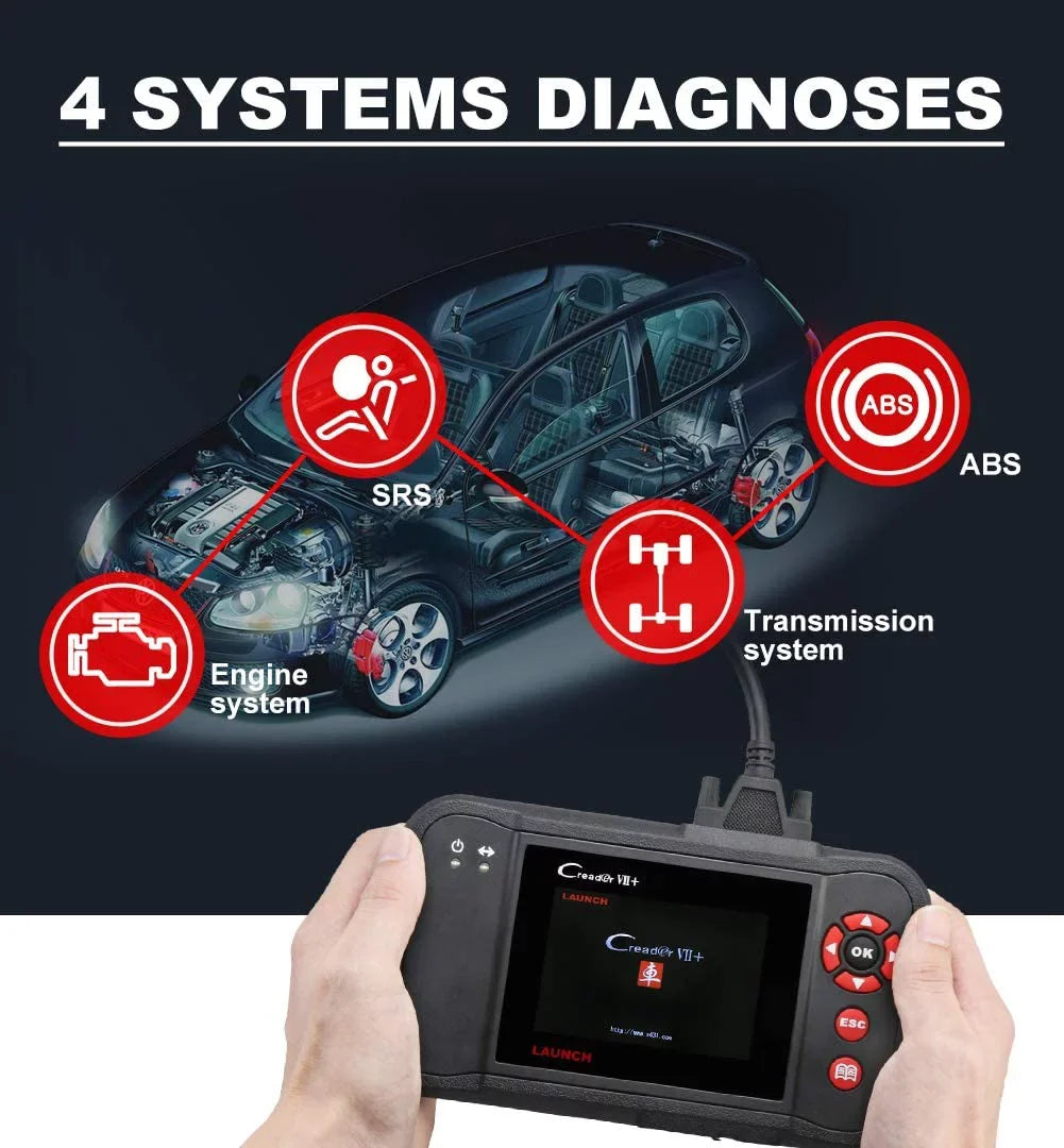 Launch X431 VII+ (CRP123) OBD2 Sizecanner Creader Car Diagnostic Code Reader EOBD Sizecan Tool