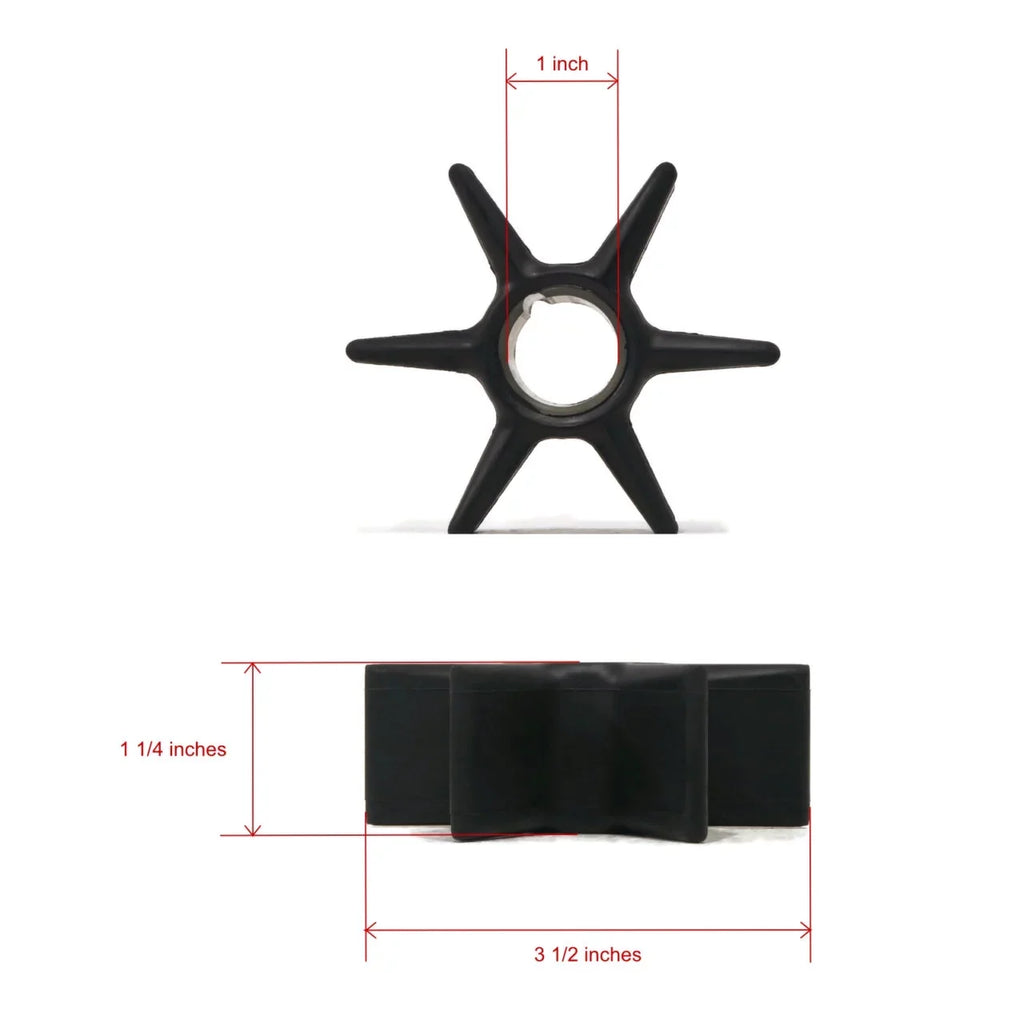 The ROP Sizehop | Water Pump Impeller Kit for Mercury 75 HP 0G760300-0T999999, 1B000000 & Up Boat