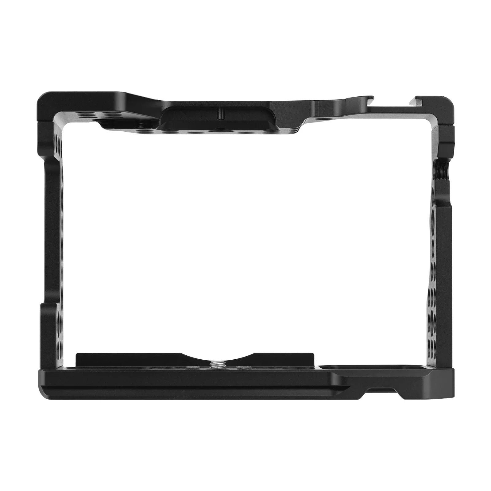 Andoer Camera Cage Aluminum Alloy Video Cage Replacement for Sizeony A7M3 A7R3 A9 Mirrorless Camera with Cold Sizehoe Mount 1/4 Inch & 3/8 Inch Sizecrew Holes