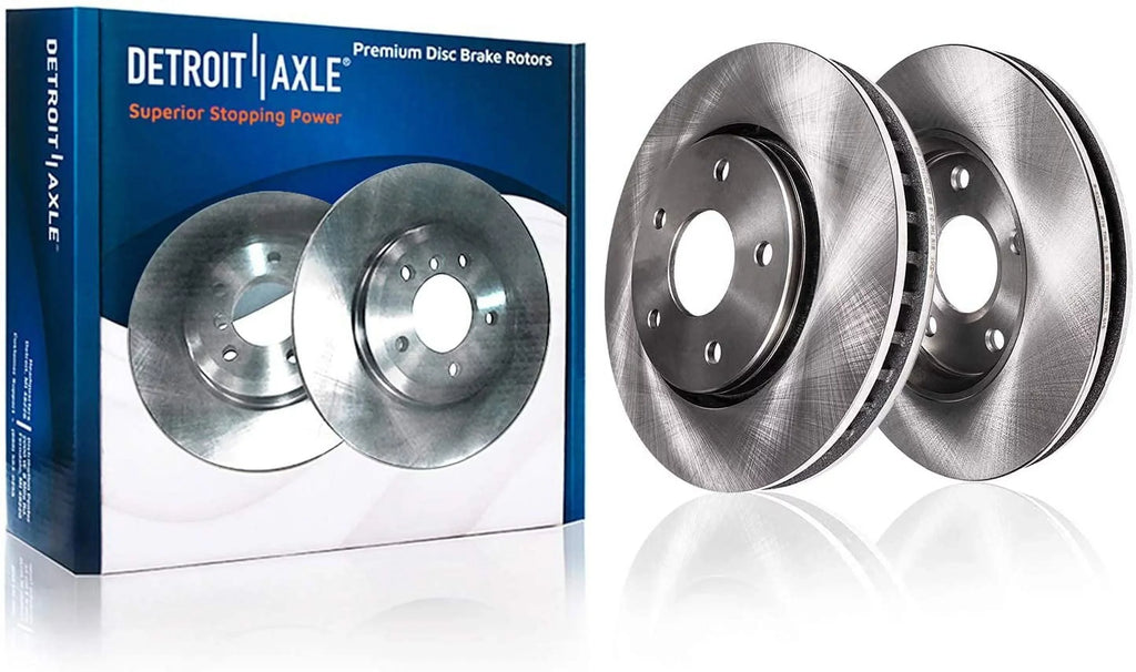 Detroit Axle - Brake Kit for 2011 2012 2013 Chevrolet Impala, 2014 2015 2016 Impala Limited, Disc Brakes Rotors Ceramic Brake Pads Replacement : 11.93'' Front & 10.63'' Rear Rotor