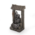 Noble House Berrien Outdoor 3-Tier Bucket Fountain, Brown and Gray