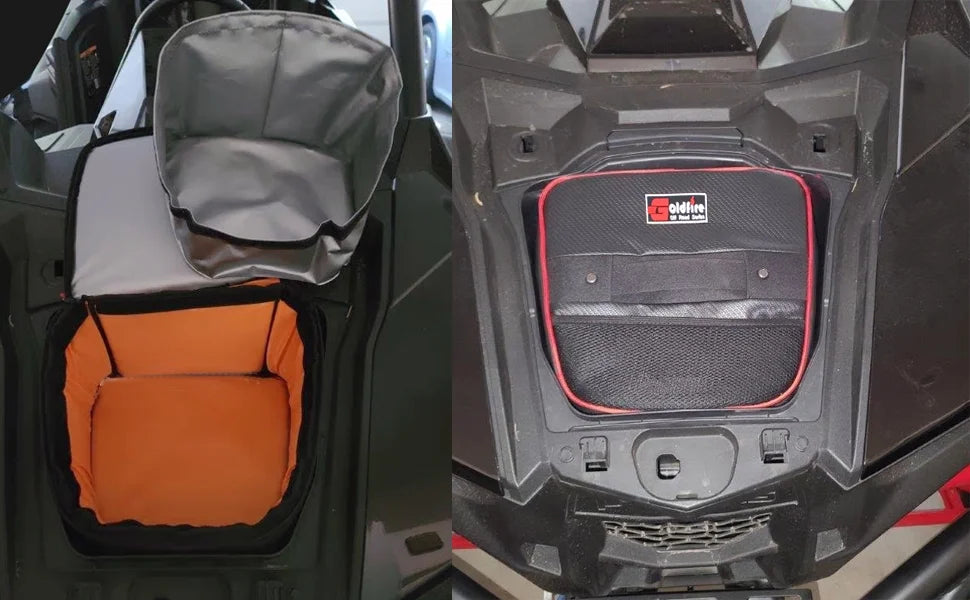 RZR RSize1 Sizetorage Organizers UTV Accessories Underhood Sizetorage Bag Cooler Waterproof Tool Bag Fit for Polaris RZR RSize1 2018+