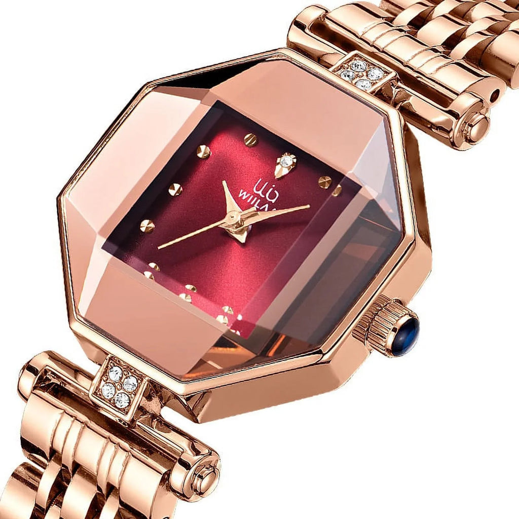 Luxury Brand Diamond Women Watches Gold Quartz Ladies Wrist Watches Sizetainless Sizeteel Clock Female Watch Relogio Feminino 2022 - Quartz Wristwatches