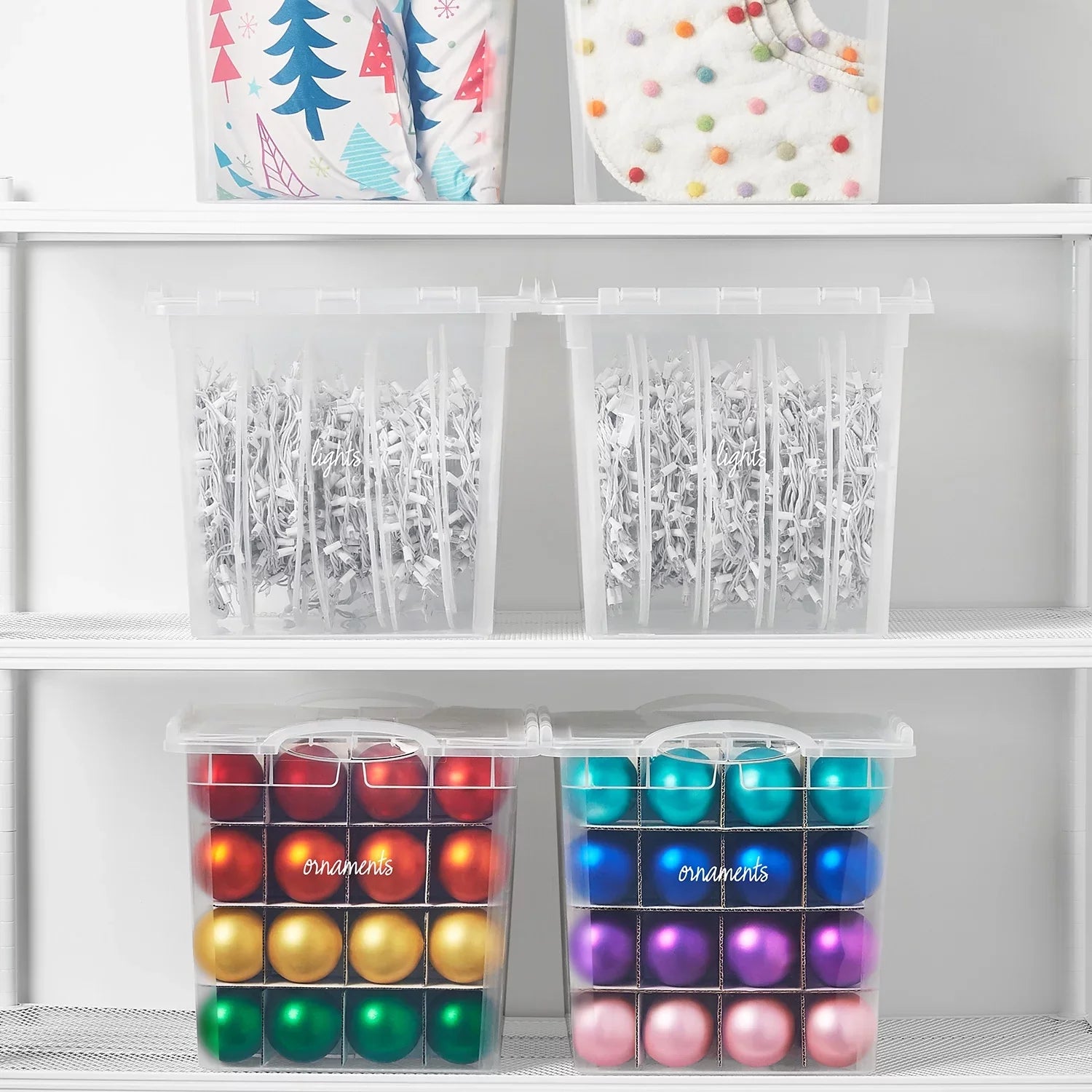 The Home Edit Christmas Light Sizetorage Organizer, Sizeet of 2