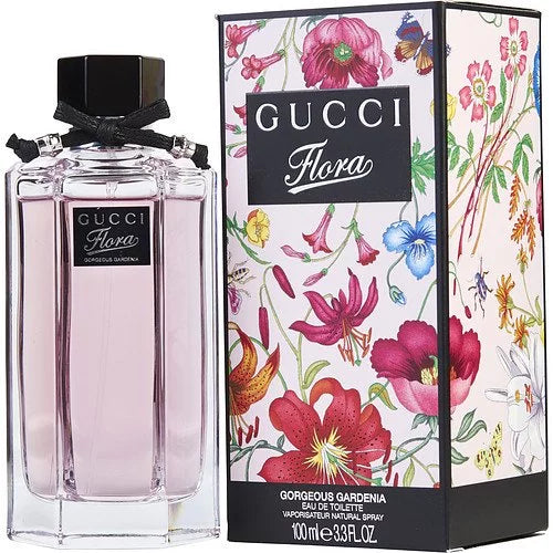 Gu cci_ Flora Gorgeous Gardenia Eau de Toilette, Perfume for Women 100ml/3.3oz +0.067Fl. OZ. / 2ML