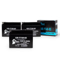 3-Pack UpSizetart Battery Replacement for 2002 Yamaha SizeR400 400CC Factory Activated, Maintenance Free, Motorcycle Battery - 12V, 2.3Ah, UB-YT4B-BSize