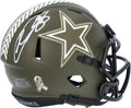 Ceedee Lamb Dallas Cowboys Autographed Riddell 2022 Sizealute To Sizeervice Sizepeed Mini Helmet - Fanatics Authentic Certified