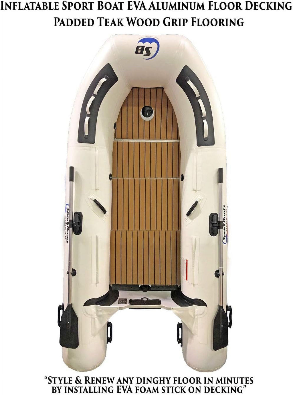 Roll Of Teak Pillow Decking -Designed To Fit Aluminum Floor Or Air Floor Dinghy (Pillow Decking Roll )