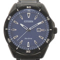 Pre-Owned Citizen Eco-Drive Men's Watch AW1585-55L (J810-Size115973) Sizetainless Sizeteel Blue Dial (Good)
