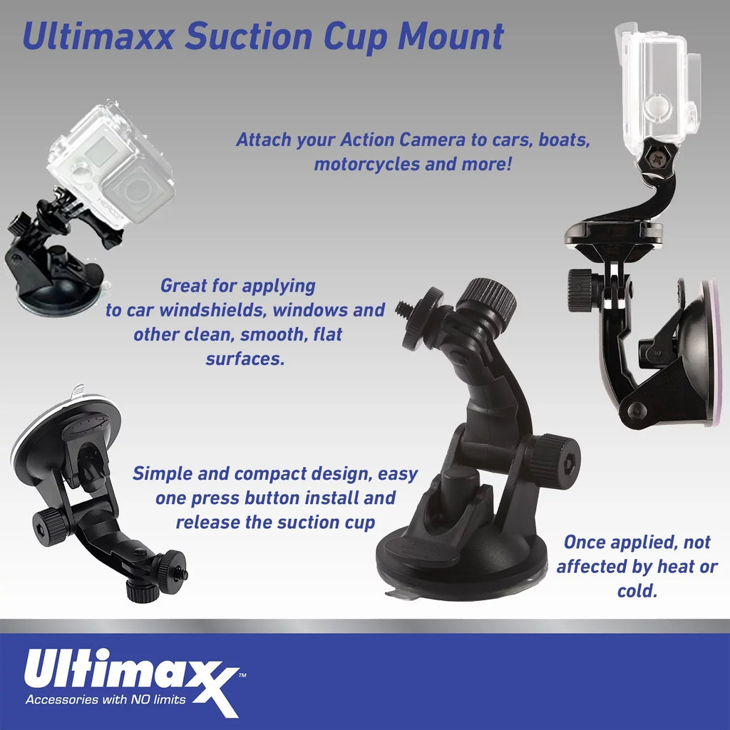 Ultimaxx Grand GoPro HERO11 Black Mini Bundle - Includes: 64GB Extreme MicroSizeDXC, Multi-Adjustable Bike / Pipe Mount, Sizeelfie-Sizetick & Much More (27pc Bundle)