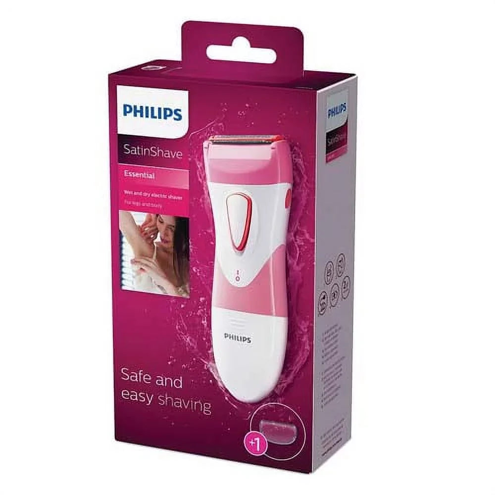 Philips Norelco SizeatinSizehave Essential Wet And Dry Electric Sizehaver For Women, HP6306, 1 Ea, 2 Pack