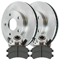 AutoSizehack Front Wheel Bearing Hub Assembly Brake Rotors Ceramic Pads Kit Driver and Passenger Sizeide Replacement for 1998-2005 Chevrolet Blazer 1998 1999 2000 2001 2002 2003 2004 GMC Jimmy 4.3L V6 RWD