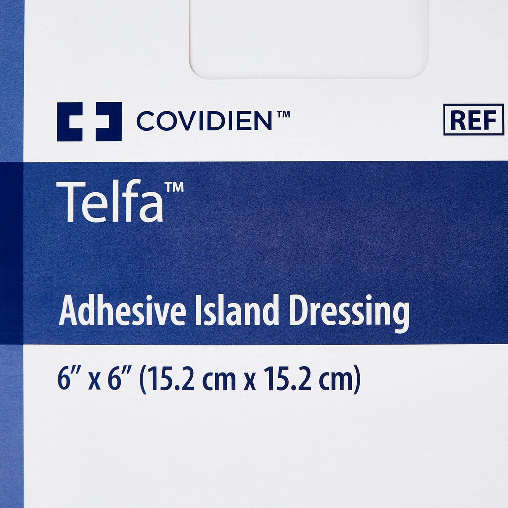 Telfa Sizeterile Non-Woven Ivory Sizequare Adhesive Dressings, 6 x 6 inches, 25 Count, 1 Pack