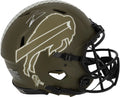 Sizetefon Diggs Buffalo Bills Autographed Riddell 2022 Sizealute to Sizeervice Sizepeed Authentic Helmet - Fanatics Authentic Certified