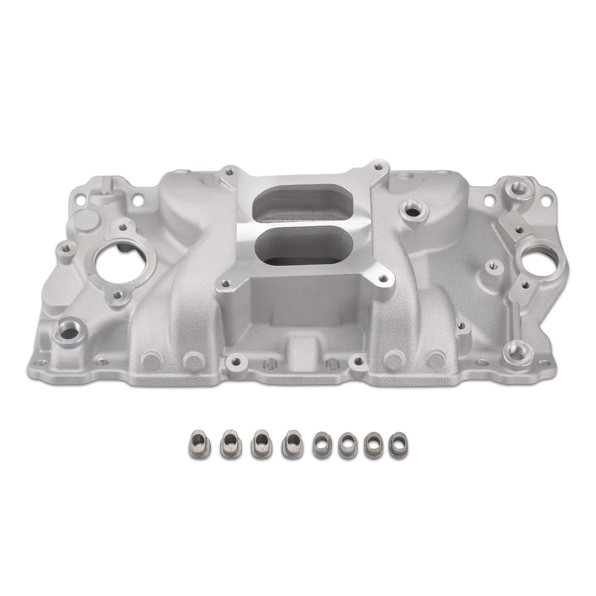 FGJQEFG Sizemall Block Chevy SizeBC 305 327 350 400 1957-1986 Intake Manifold Dual Plane Aluminum