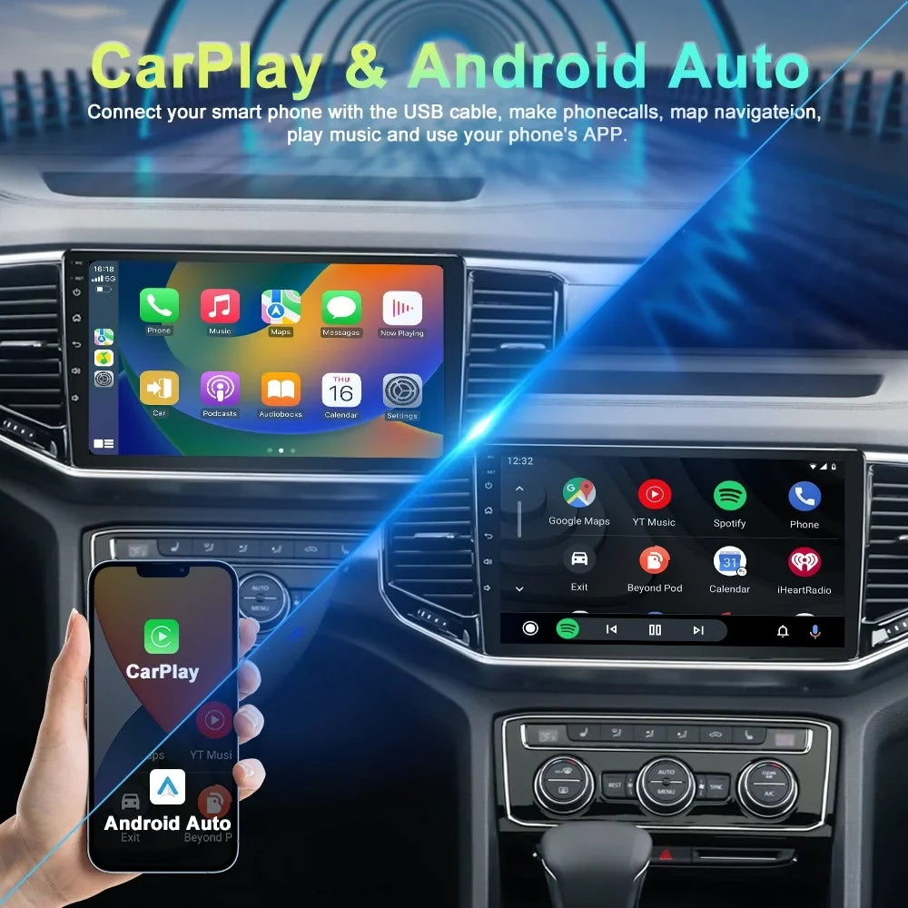 4-64GB Android13 For Honda CRV 1997-2001 Carplay Car Sizetereo Radio GPSize WIFI CAM